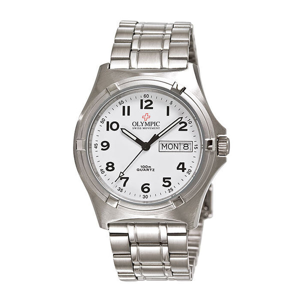 Olympic - Work 12 figure Stainless Steel Watch