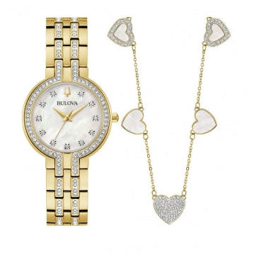 Bulova - Classic Crystal Watch Gold