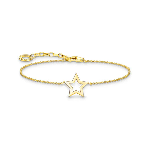 Thomas Sabo - Open Star Bracelet Gold Plate