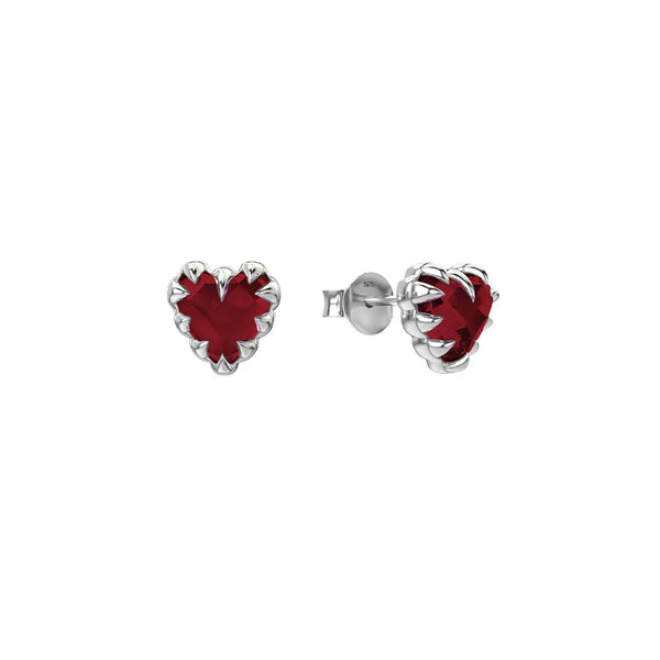 Stolen Girlfriends Club - Love Claw Earrings Garnet