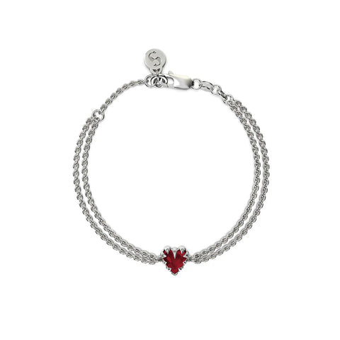 Stolen Girlfriends Club - Love Claw Bracelet Garnet
