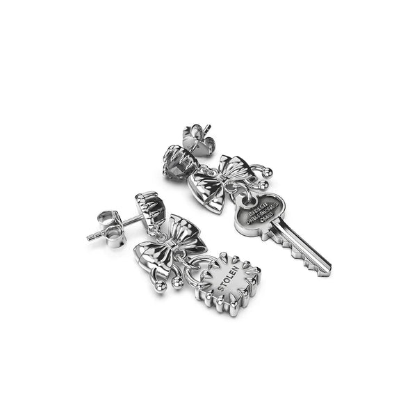 Stolen Girlfriends Club - Love Locked Bow Earrings