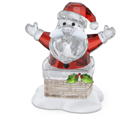 Swarovski - Holiday Cheers Santa Claus and Chimney