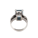 Nick Von K - Blue Topaz Tide Pool ring in Sterling Silver