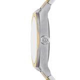 Armani Exchange - Sync Black Face With Two Tone Strap