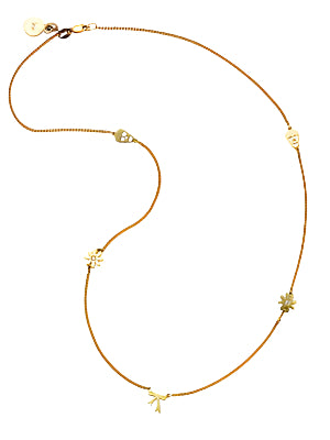 Karen Walker - 9ct Yellow Gold Mini Charm Necklace