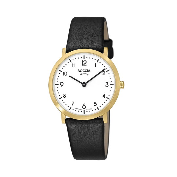 Boccia - Unisex Gold Titanium Watch