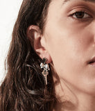 Stolen Girlfriends Club - Love Locked Bow Earrings