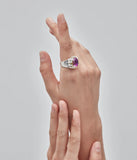 Stolen Girlfriends Club - Claw Ring Mystic Quartz