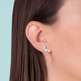 Boh Runga - Pearly Shell Studs Silver