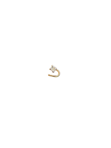 Brent Weatherall Jeweller - 9ct Yellow Gold Diamond Nose Stud