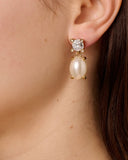 Dyrberg Kern - Antonia SG Crystal & White Pearl Earring