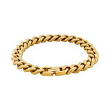 Cudworth - Classic Cuban Link Bracelet Ion Plated Gold