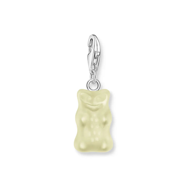 THOMAS SABO -  Silver Charm Pendant Pineapple White Gold Bear