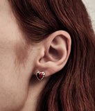 Stolen Girlfriends Club - Love Claw Earrings Garnet