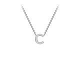 Brent Weatherall - 9ct White Gold Initial Letter Chain Necklace