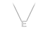 Brent Weatherall - 9ct White Gold Initial Letter Chain Necklace