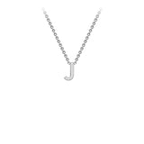 Brent Weatherall - 9ct White Gold Initial Letter Chain Necklace