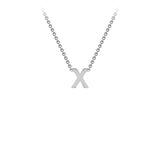 Brent Weatherall - 9ct White Gold Initial Letter Chain Necklace