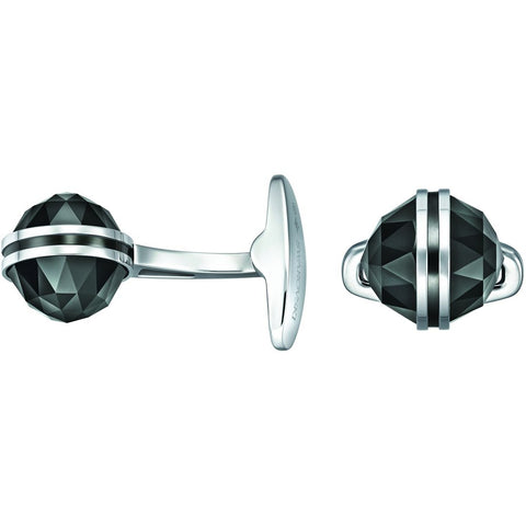 Swarovski Jewellery - Ball Crystal Black Cufflinks