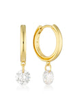 Georgini - Mirage Alice White CZ Droplet Earrings