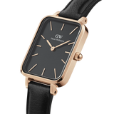 Daniel Wellington - Quadro Pressed Sheffield Rose Gold Black