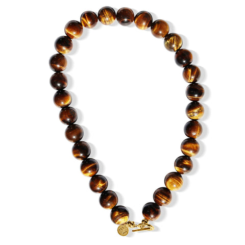 Fabuleux Vous - Tiger's Eye Polished Necklace