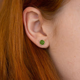 Nick Von K - Baby Dewdrop Stud Earrings with Pounamu