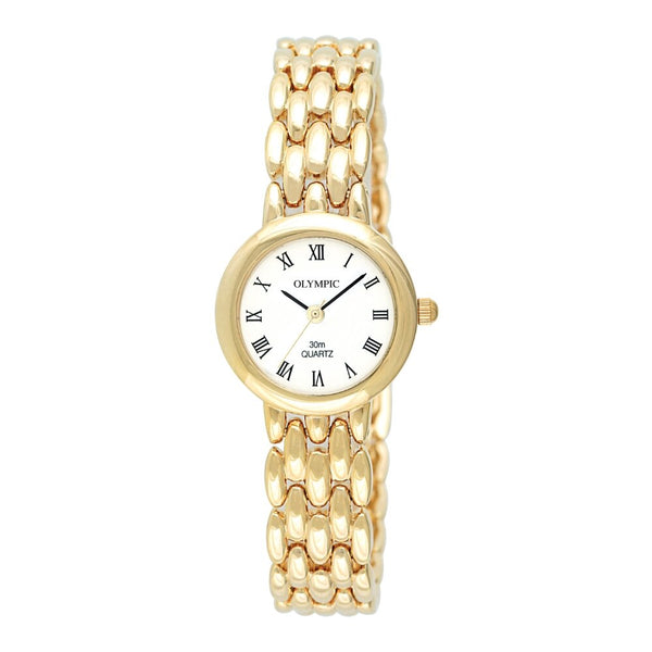 Olympic - Ladies Gold Classic Round Roman Numerals