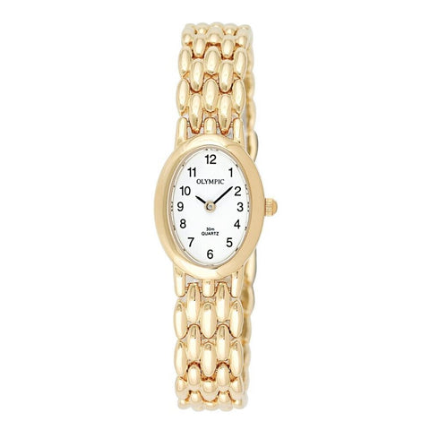 Olympic - Ladies Gold Classic Oval Numeral Watch