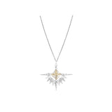 Lindi Kingi - Solstice Necklace Silver & Pale Lemon