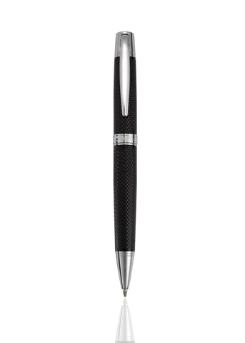 Cudworth - Ballpoint Pen, SilverWeave: Silver Black Mesh