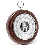 Fischer - Barometer Silver & Dark Wood