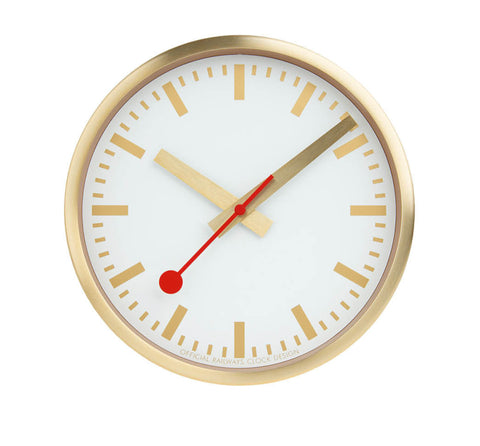 Mondaine -  Wall Clock Pure Gold