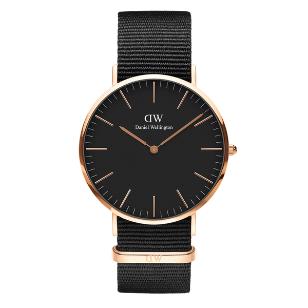 Daniel Wellington - Cornwall Black 40mm Watch