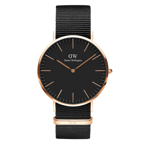 Daniel Wellington - Cornwall Black 40mm Watch