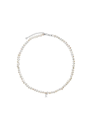 Karen Walker - Mini Girl With Pearls Necklace