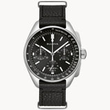 Bulova - Black Dial Stainless Steel Lunar Pilot Watch