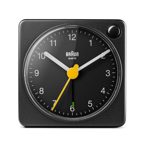 Braun - Classic Travel Analogue Alarm Clock Black