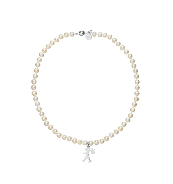 Karen Walker - Girl With All The Pearls Necklace Silver