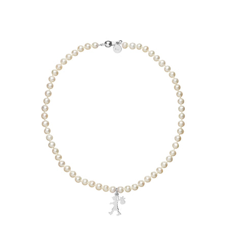 Karen Walker - Girl With All The Pearls Necklace Silver