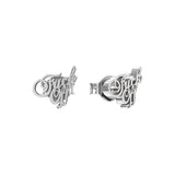 Stolen Girlfriends Club - F*ck Off Script Studs Silver