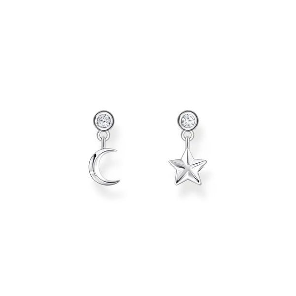 Thomas Sabo - Moon & Star CZ Stud Earrings