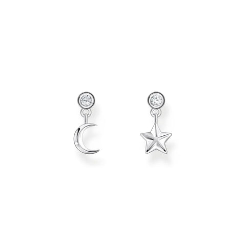 Thomas Sabo - Moon & Star CZ Stud Earrings