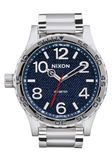 Nixon - 51-30 Silver and Denim Watch