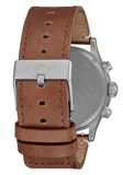 Nixon - Sentry Chrono Leather Lt Gunmetal/Basalt/Sienna