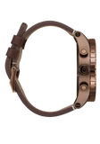 Nixon - 51-30 Chrono Leather Chocolate & Dark Roast Brown
