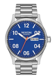 Nixon - Sentry Stainless Steel Silver/Cobalt