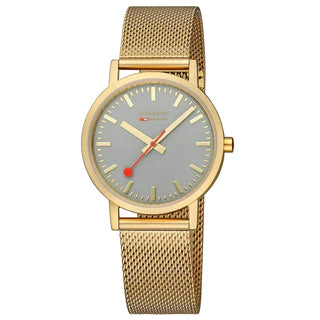 Mondaine - Classic Quartz Grey Gold