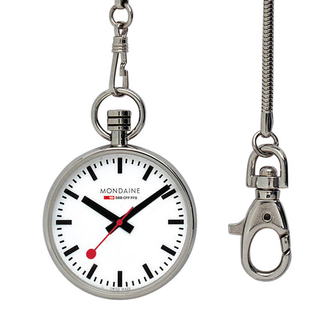 Mondaine - Pocket Watch Stainless Steel 43mm
